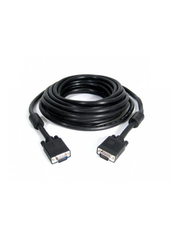 Кабель VGA - VGA (M/M), HD15, с 2-мя ферр. кольцами, 20 м (CC-PPVGA-20M-B) пакет Cablexpert (336956542)