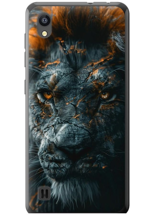 Силіконовий чохол 'Полум'яний лев' для Endorphone ZTE Blade A5 2019 (297658996)