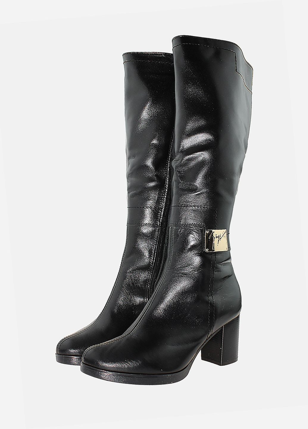 Зимние сапоги rec1369_черный Eleni