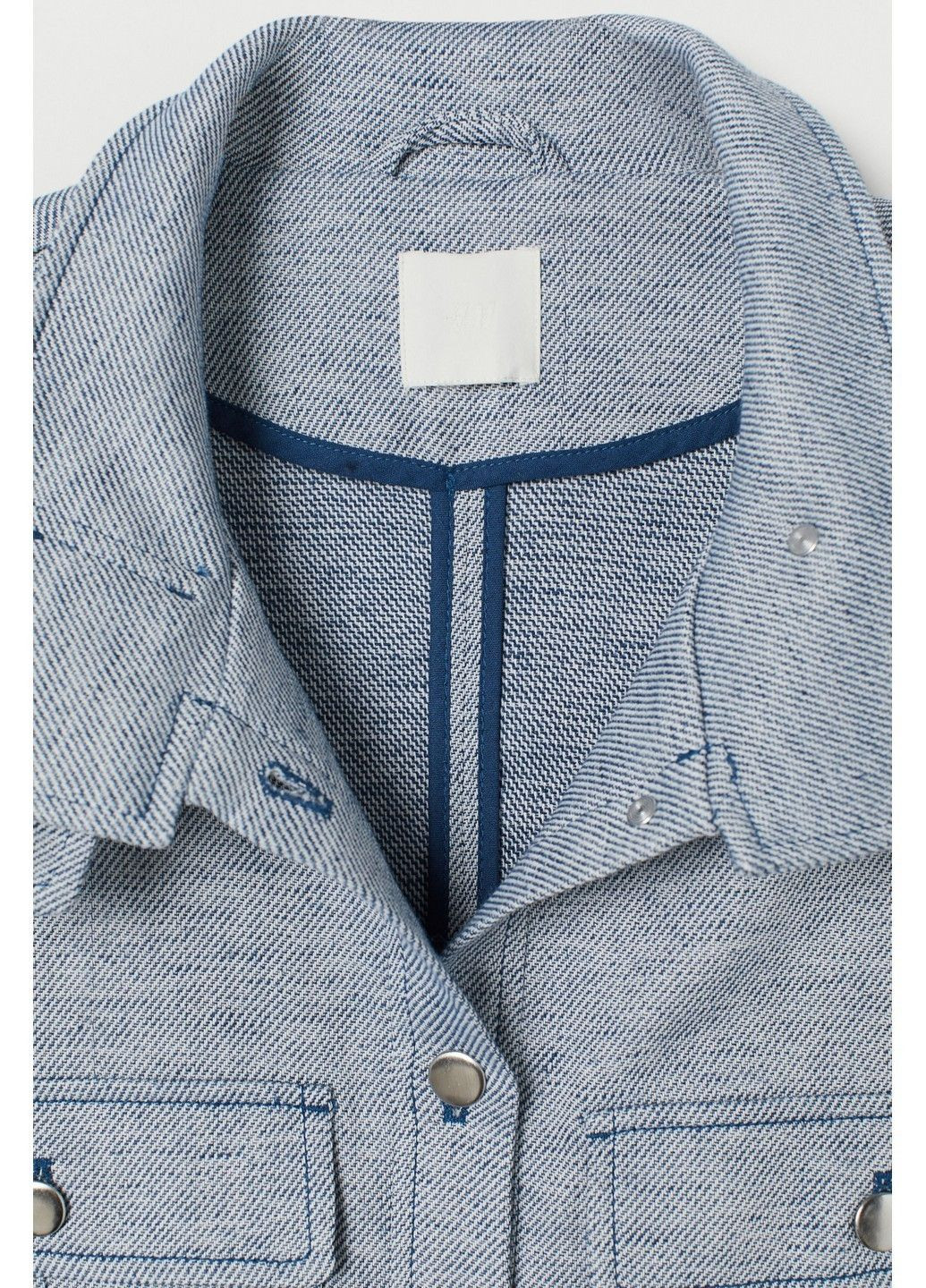 Серо-синяя демисезонная куртка H&M