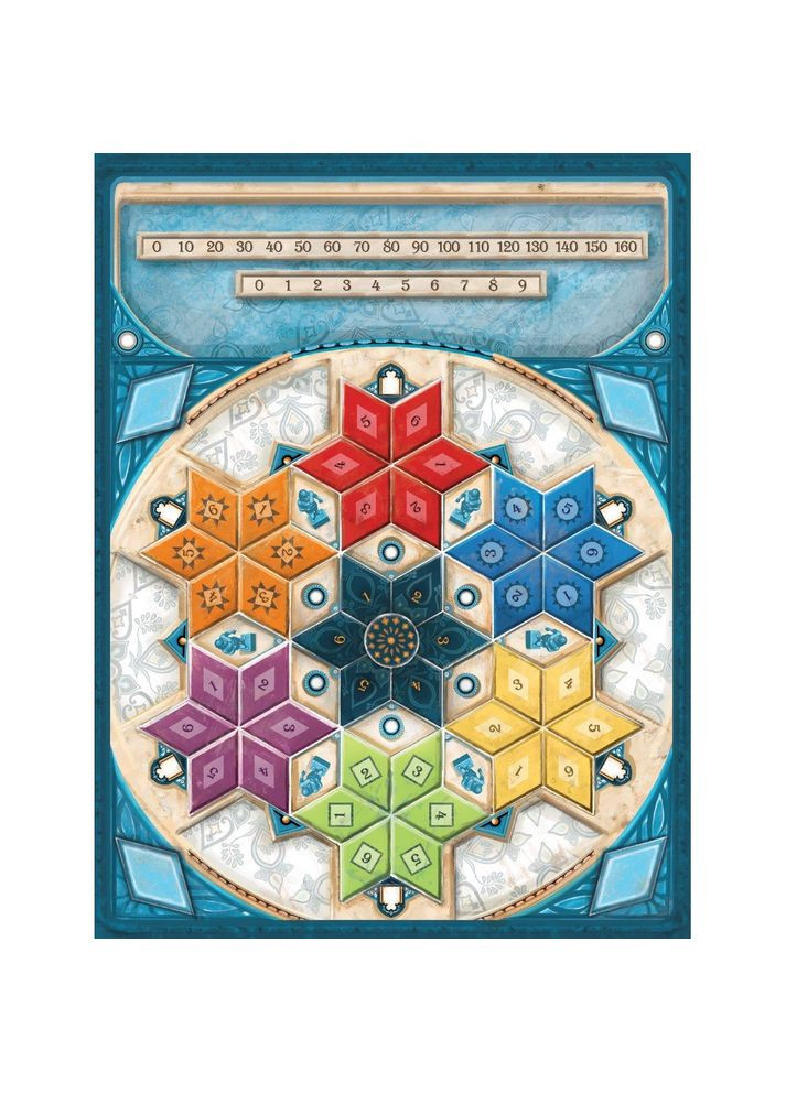 Настільна гра Азул: Літній Палац. Міні-версія No Brand (372172705)