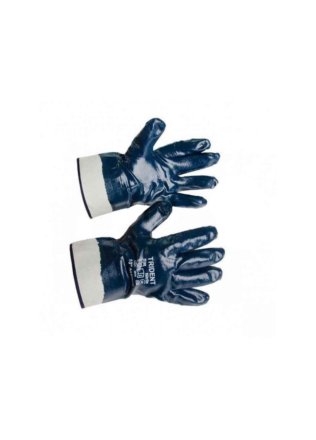 Перчатки рабочие 6217 10р. трекот. основа с полным нитр. покрыт. Viva Trade (369145314)