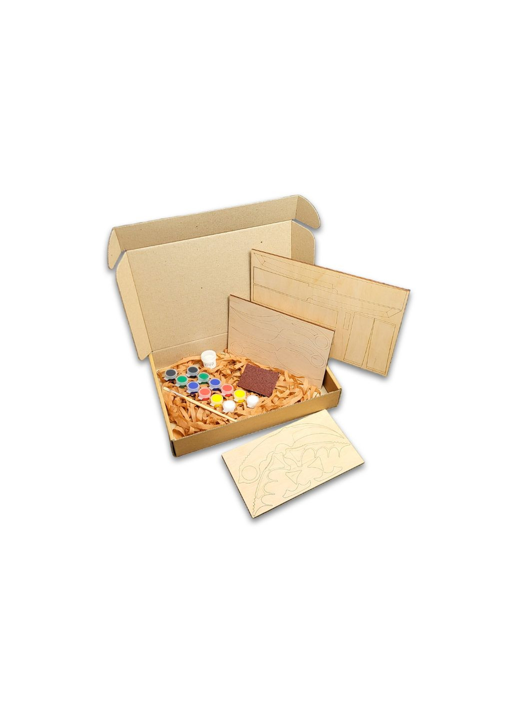 Набір для творчості із 3-х ножів Standoff 2 FANG, TANTO, Karambit із фанери Набір №33 KOGOTOK (335056258)