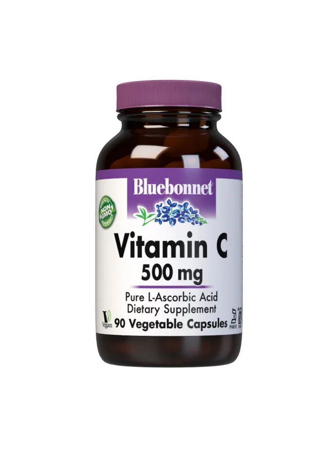 Витамины и минералы Bluebonnet Vitamin C 500 mg, 90 вегакапсул Bluebonnet Nutrition (293482345)