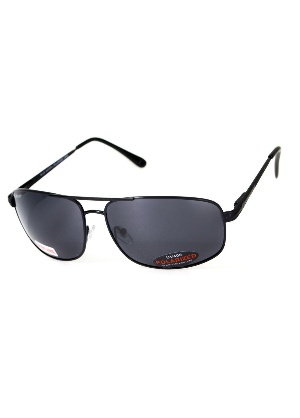 Окуляри поляризаційні BluWater 2 Polarized (gray), чорні в металевій оправі Navigator (362355837)