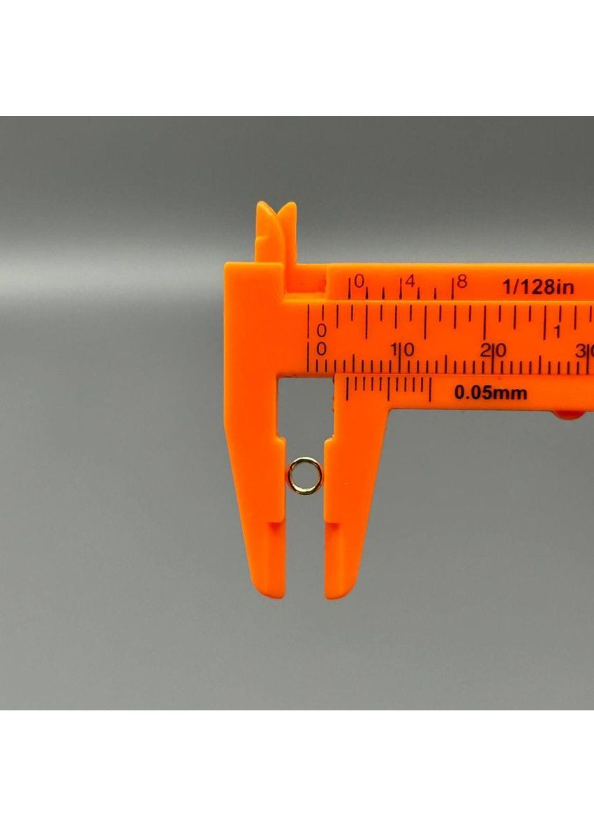 Колечко соединительное, одинарное 4 мм, цвет золото - 10г/уп. Plus-plus (354797278)