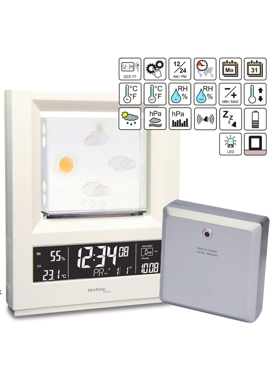 Метеостанция WS6620 White (WS6620) Technoline (363044758)