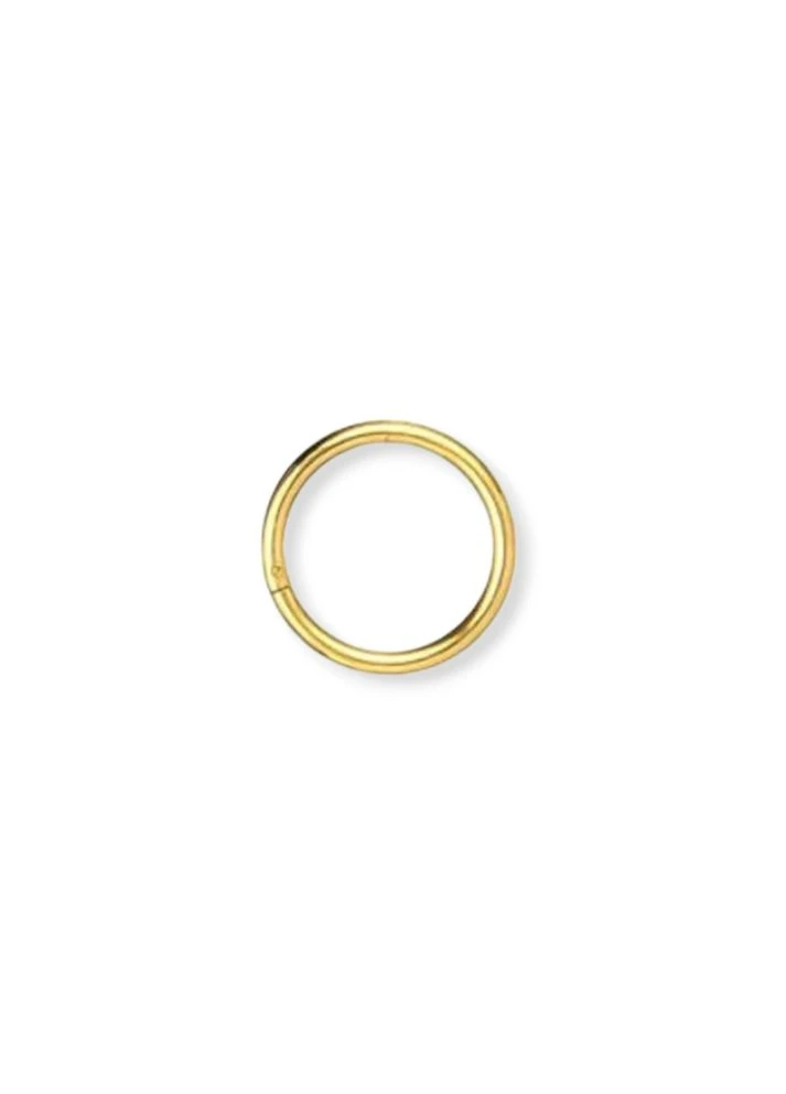 Кільце клікер медична сталь жовтого кольору 1,2х10 No Brand (397555017)