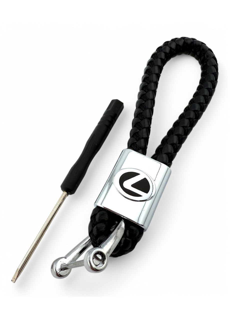 Брелок кожаный косичка Lexus (354698770)