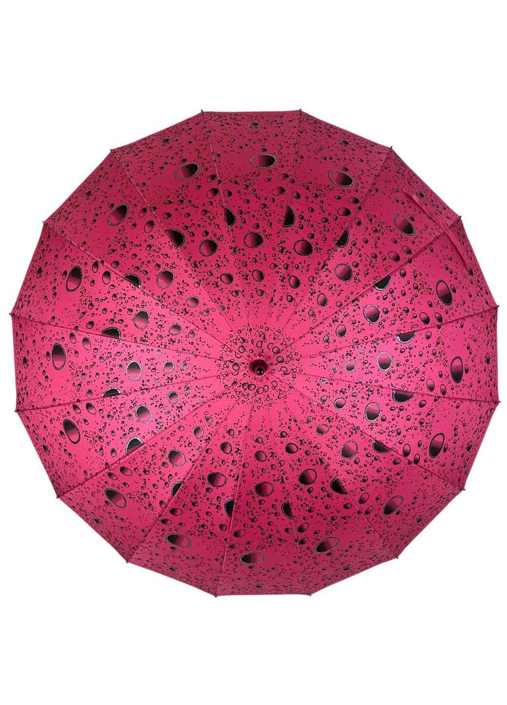 Жіноча парасолька-тростина на 16 спиць з абстрактним принтом Toprain (289977412)