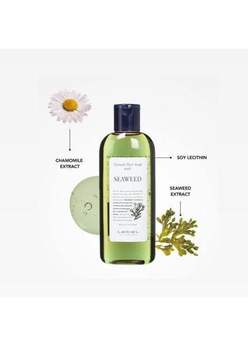 Морські водорості шампунь для пошкодженого волосся 240 мл Lebel (322290750)