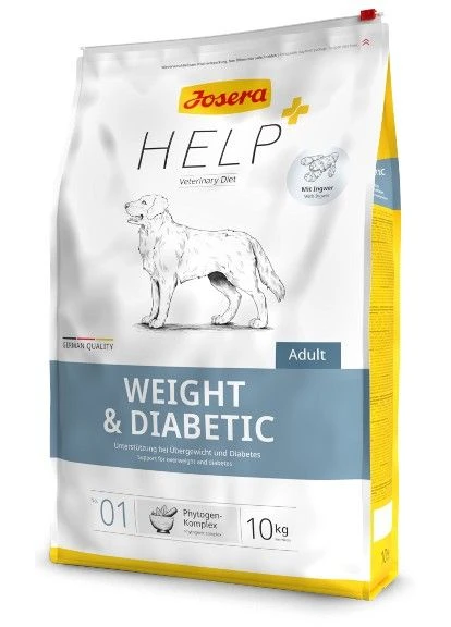 Сухий корм для собак Help Weight & Diabetic Dog при надмірній вазі та діабеті 10 кг (4032254769583) Josera (293276918)