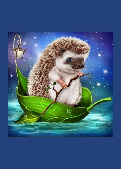 Набор алмазной мозаики Ёжик 20x20 DD1218 ColorArt (299772494)