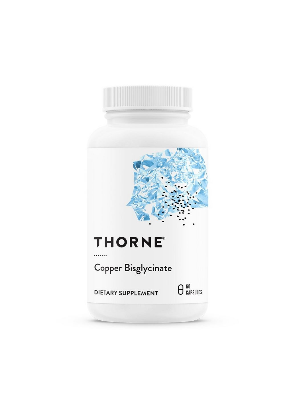 Витамины и минералы Copper Bisglycinate, 60 капсул Thorne Research (293421763)
