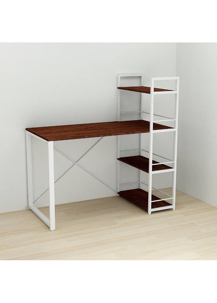 Письмовий стіл Серії Конект з етажеркою 75x120x60 білий ДСП Венге 16мм (FRD-105742) Ferrum-decor (360644695)