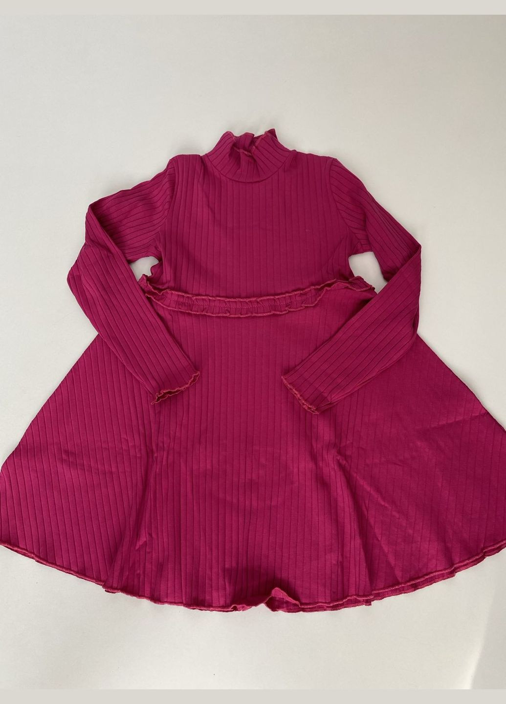 Фуксия платье из ткани рубчик Три феї (321973769)