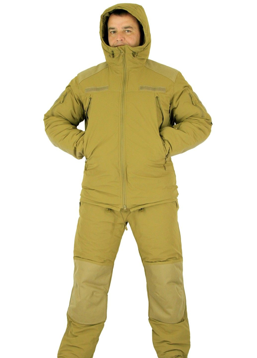 Комплект тактический зимний M-PATROL 4Wstretch coyote (куртка+штаны) M-GEAR