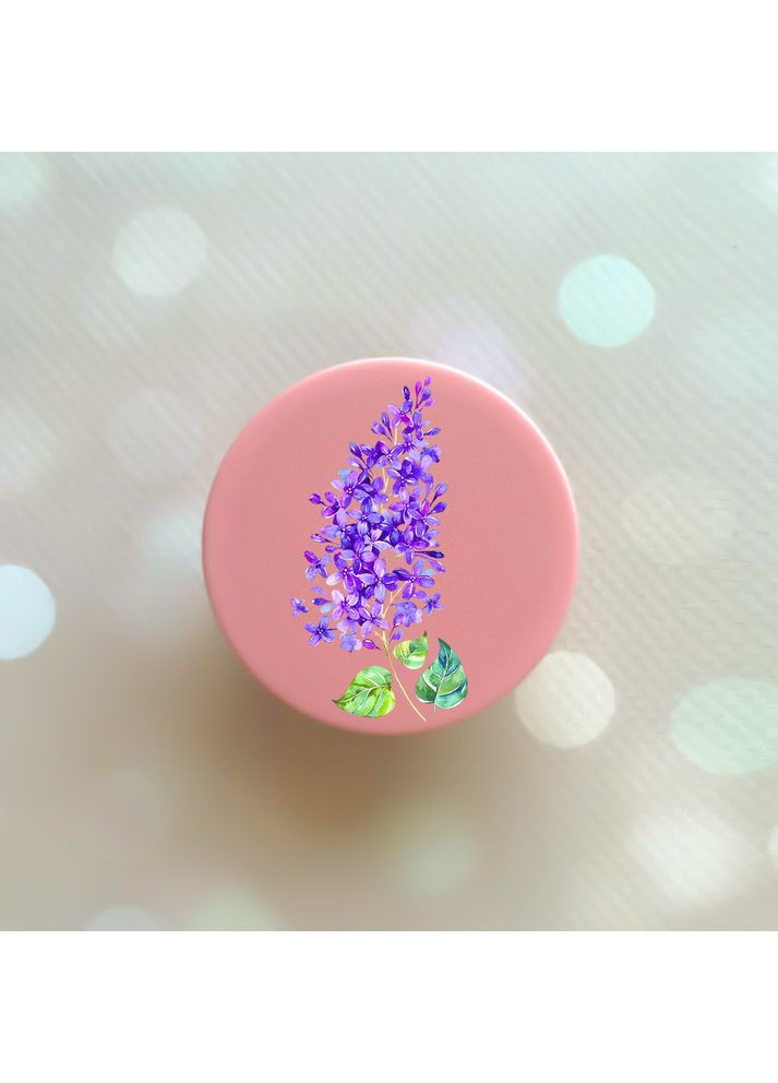 Тримач для смартфона / планшета попсокет Popsocket Рожевий:: Бузок (принт 280) Creative (360688930)