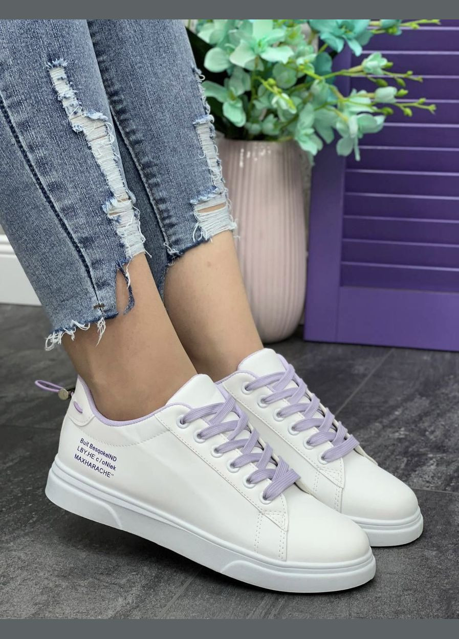 Білі осінні нові модельки стильні кросівки білого кольору Girnaive
