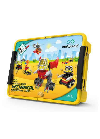 Конструктор (MKZ-OBK-MET) Makerzoid Big Building Blocks-Mechanical Engineering Team (366664362)