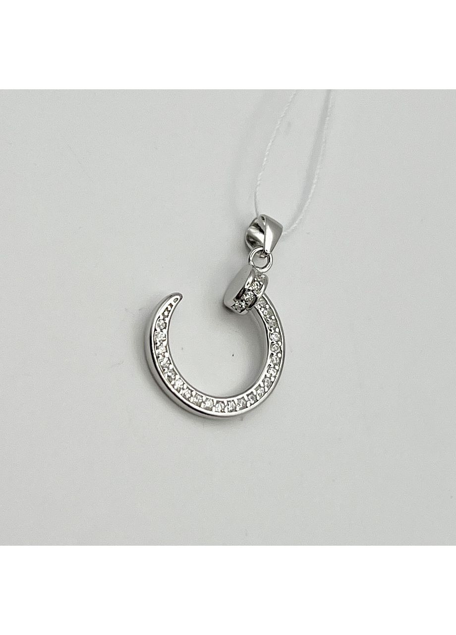 Срібний кулон з кубічний цирконієм "Картьє" 1,52 г No Brand (369737054)