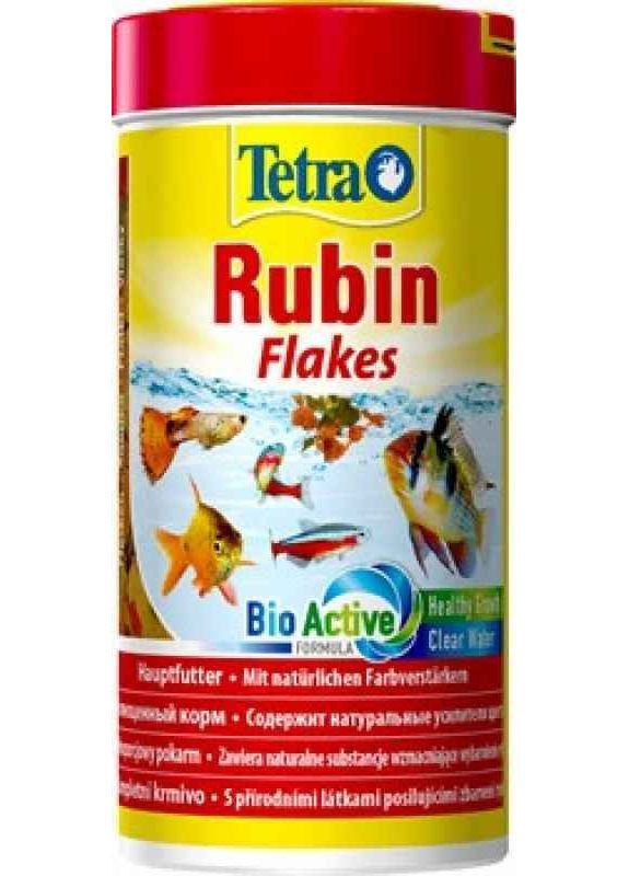 Корм для посилення забарвлення акваріумних риб Rubin Flakes - 250 мл Tetra (327054955)