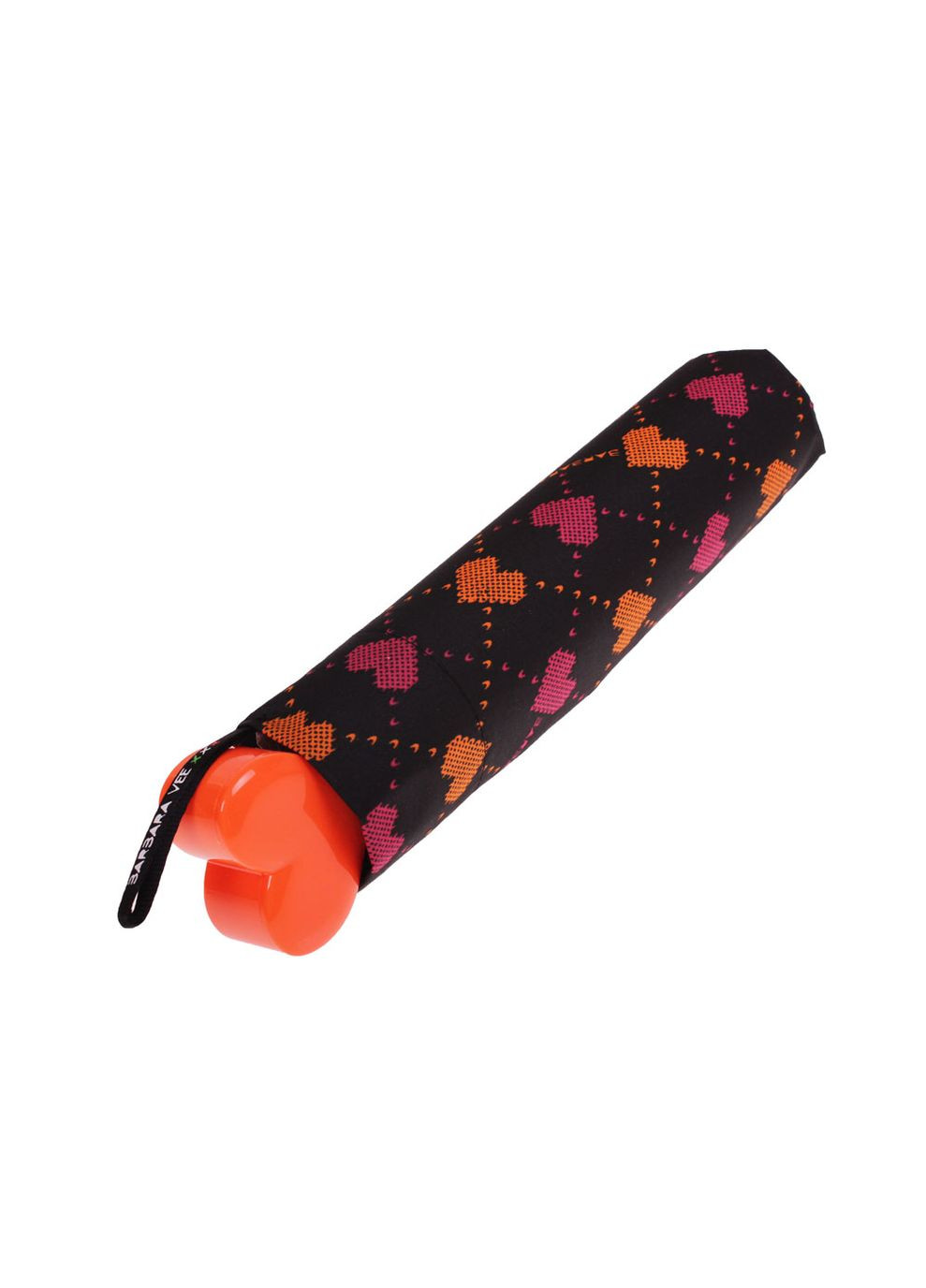 Комбінована парасолька з сердечками ( механіка) BARBARA VEE середня система антивітер (299338545)