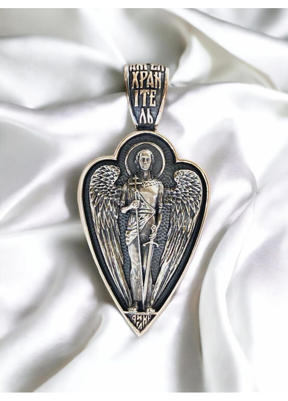 Золотий підвіс "Янгол-охоронець" (4,4см х 2,1см) 11487ч-2п Харківська ювелірна фабрика (365268289)