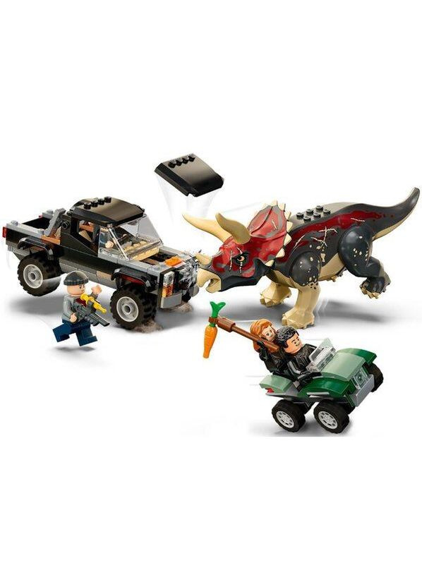 Jurassic World Напад трицератопсу на пікап 210 деталей (76950) Lego (304055098)