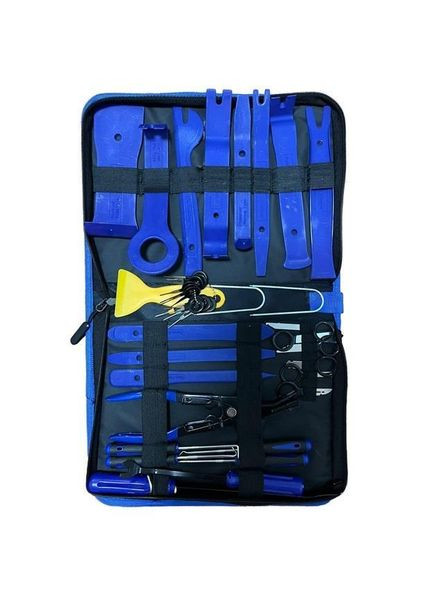 Набор автомобильных съемников 38 в 1 инструменты для разборки салона в чехле синий (R051524) Bluefield (351898816)
