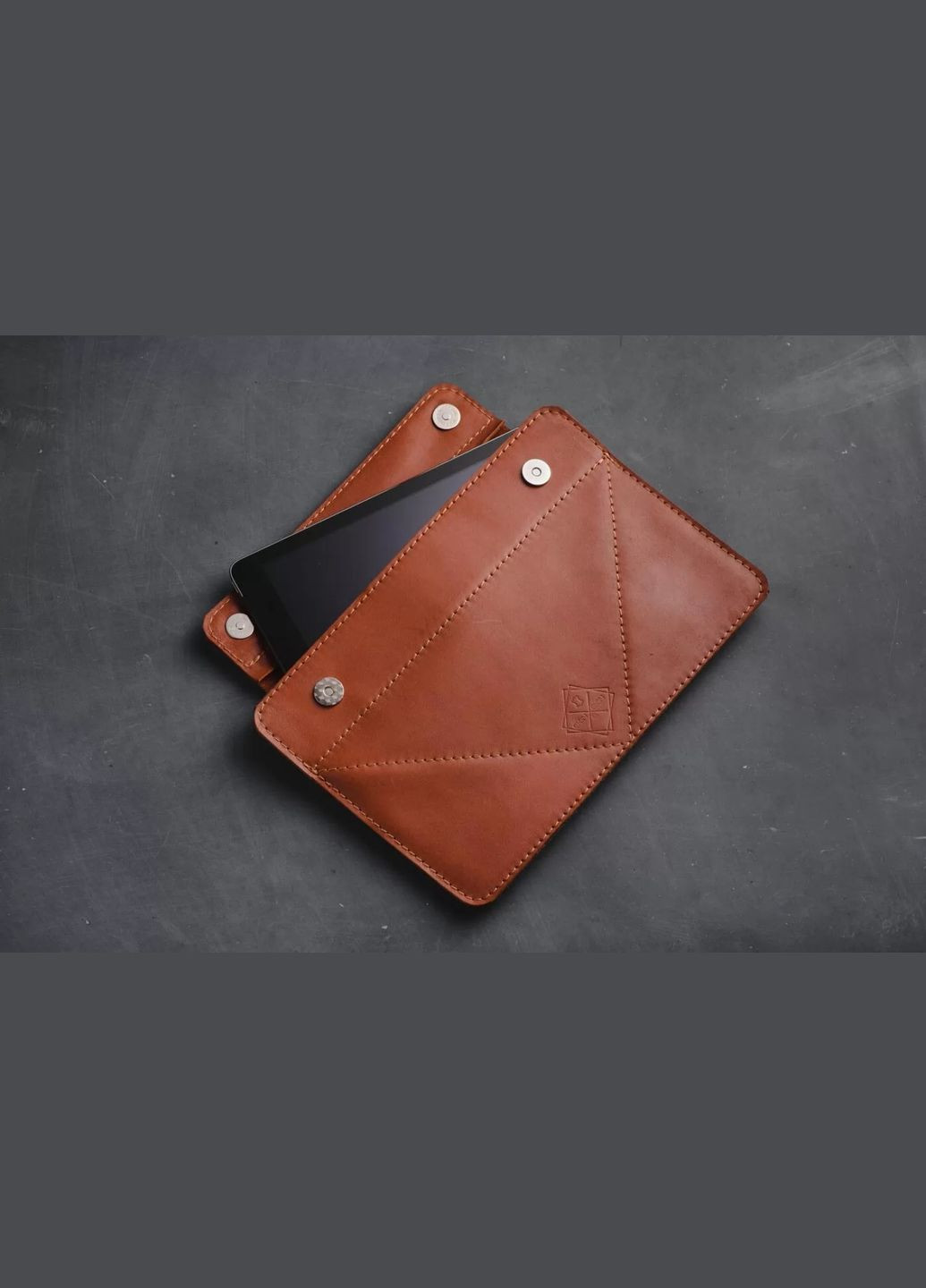 Кожаный Чехол с подставкой для iPad коньячный 12.9 Skin and Skin (292144483)