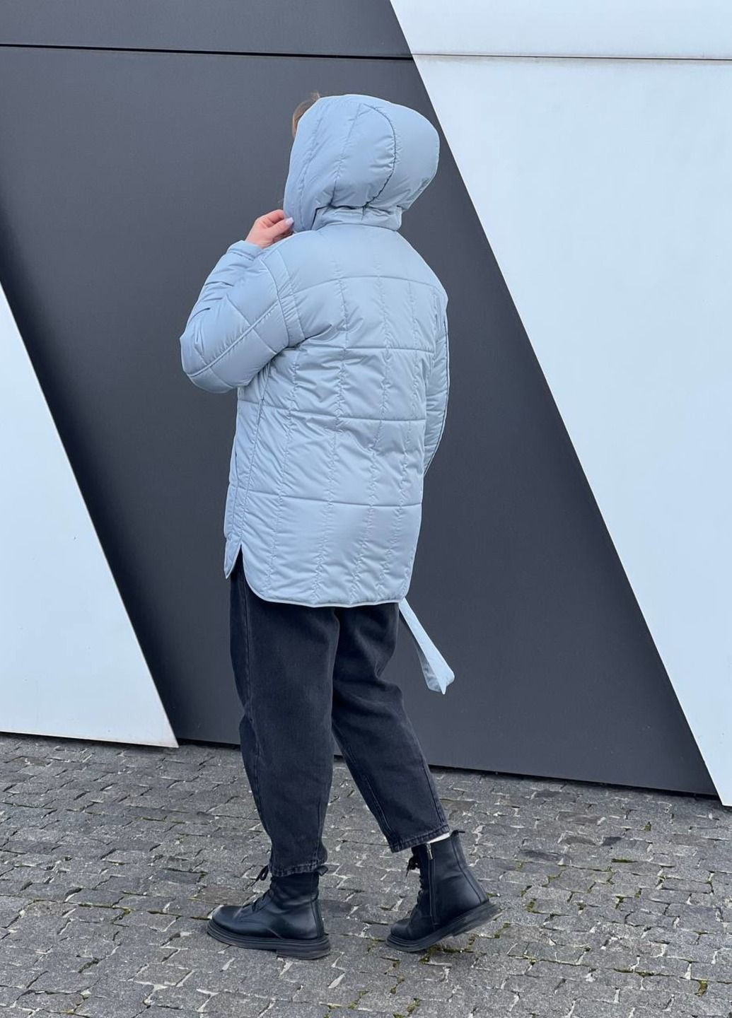 Сіро-голубий демісезонна куртка KTL&Kattaleya