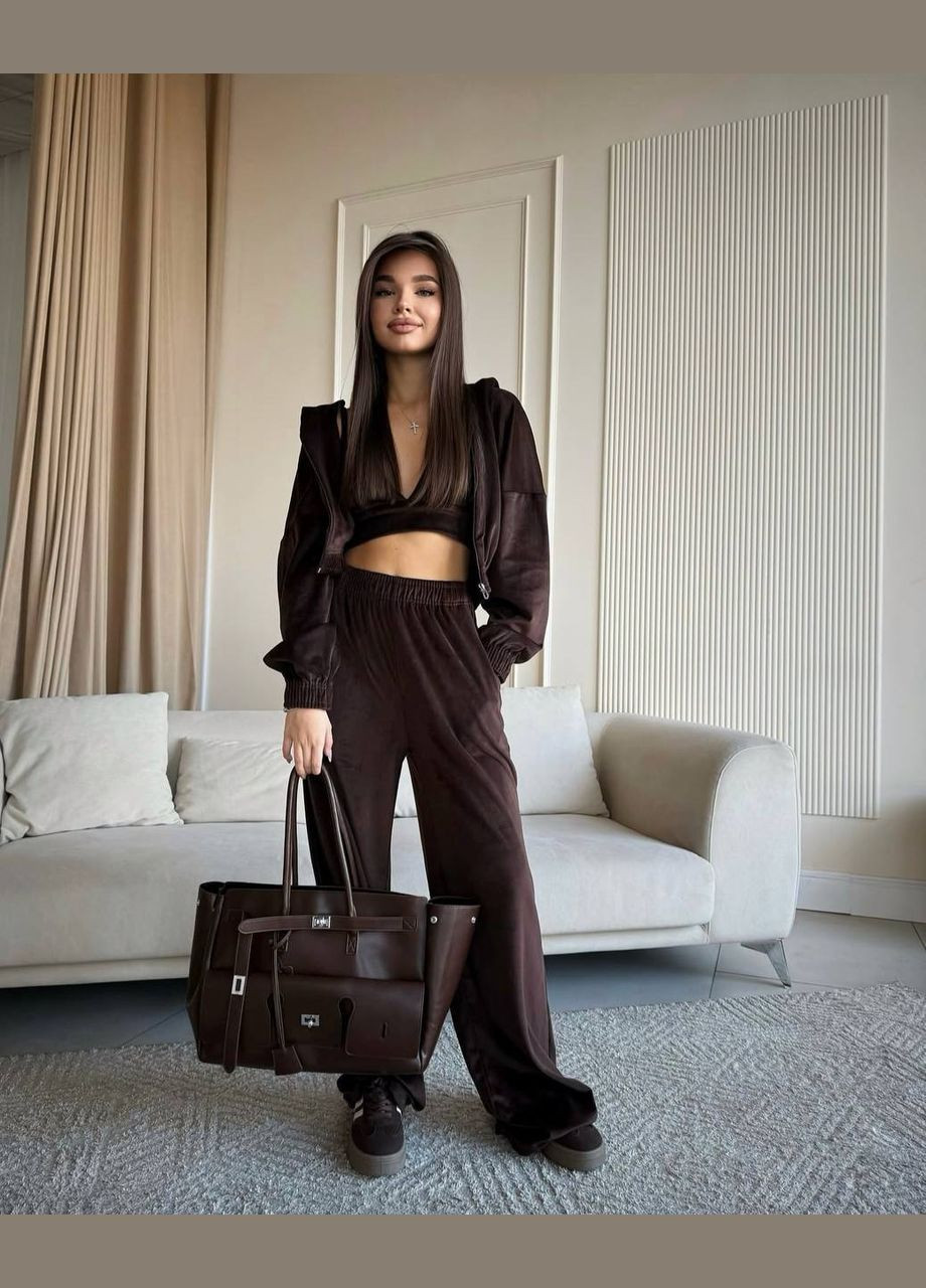 Велюровый костюм-тройка Fashion (334628990)