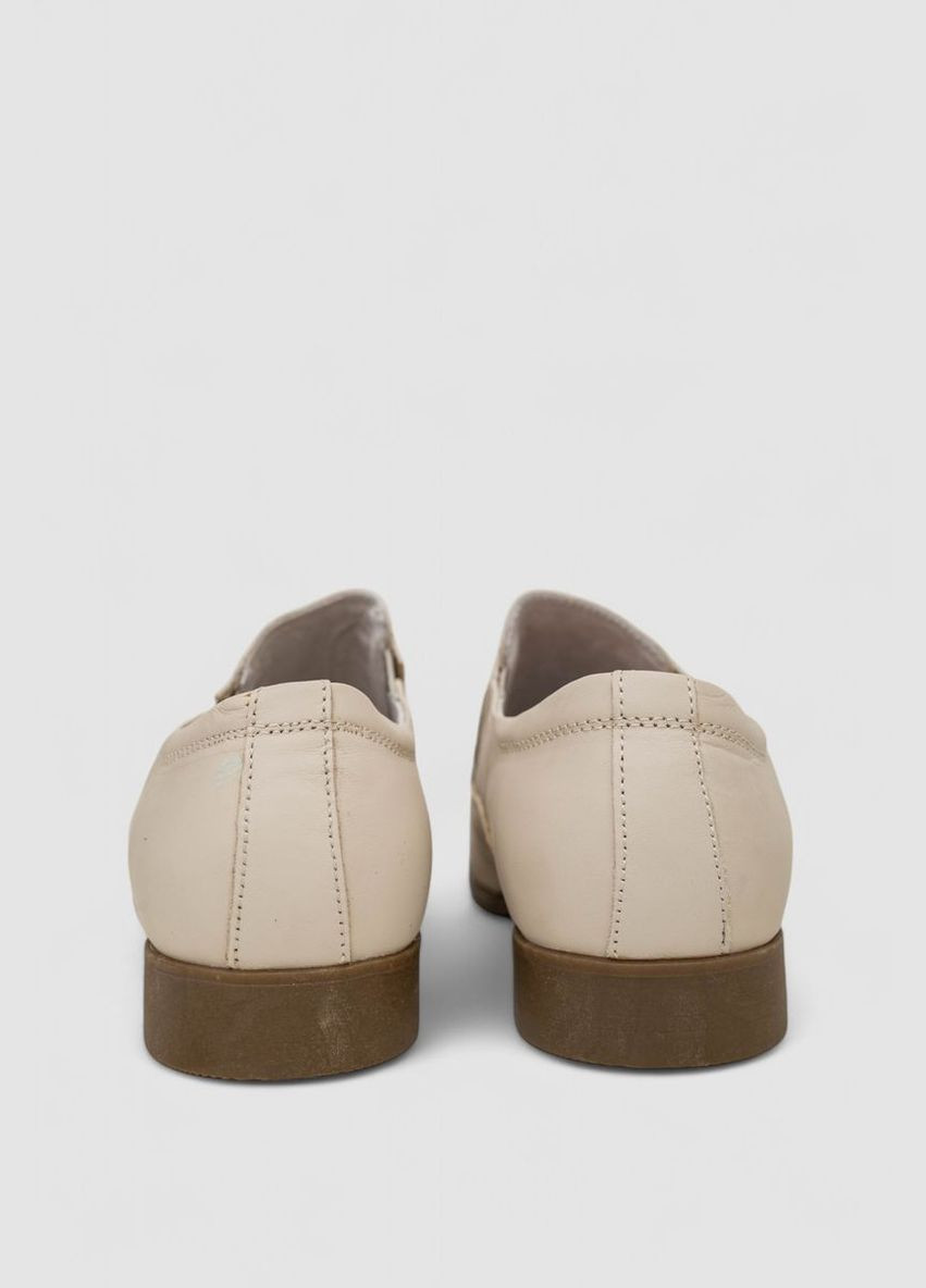 Бежевые туфли мужские с перфорацией KangFu