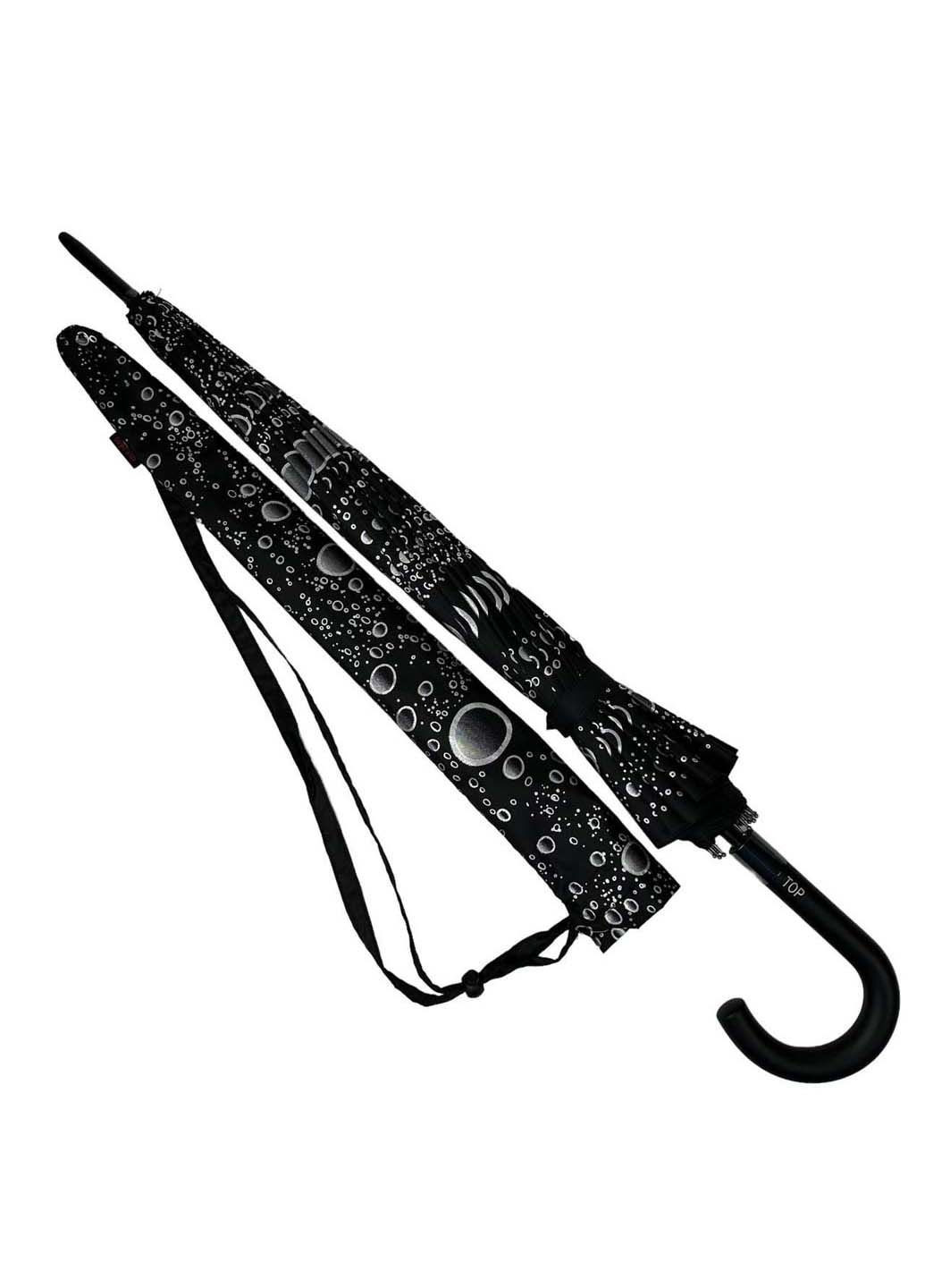 Женский зонт-трость на 16 спиц с абстрактным принтом Toprain (289977449)