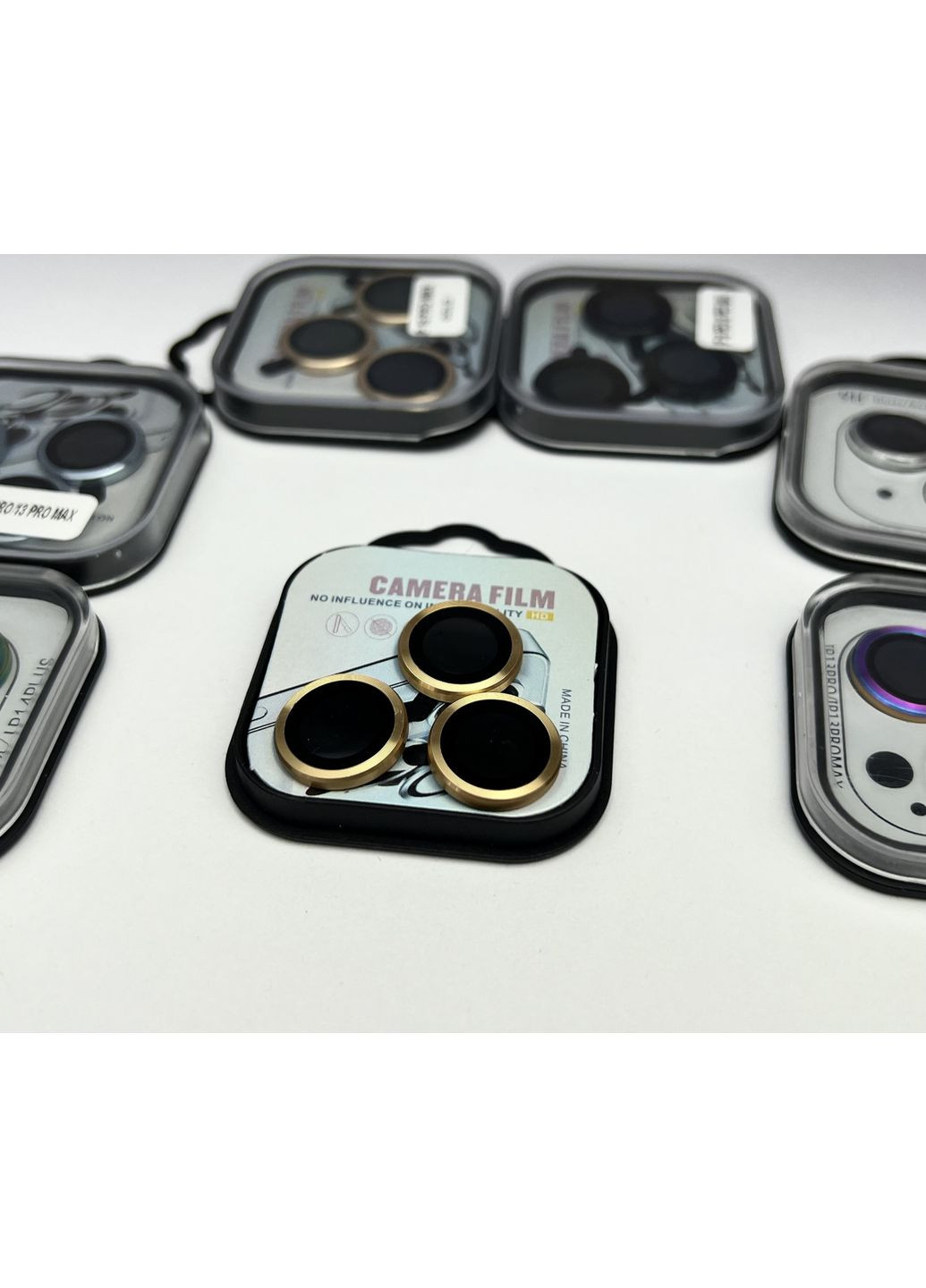 Линзы на камеру 13 PRO защитное стекло линза для камеры айфон 13 ПРО Camera Metal Lens Gold Цвет Золото No Brand (369136965)