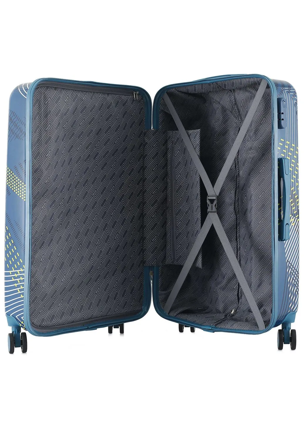 Валіза 28" (L) Blue Pattern (T5652-3) Semi Line (393185187)