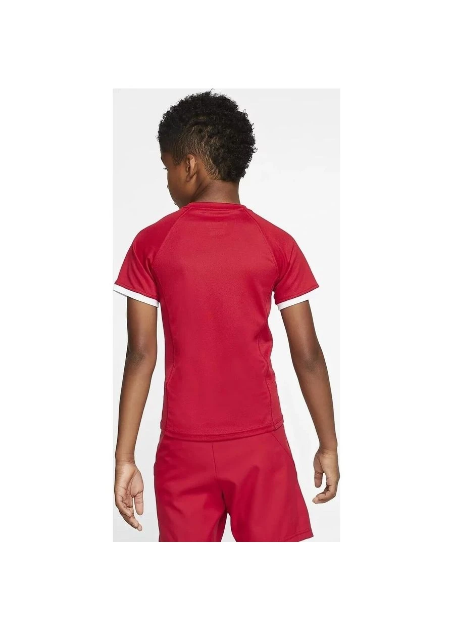 Футболка для тенниса подростковая красная CD6131-687 Nike COURT CREW DRI-FIT (401821807)