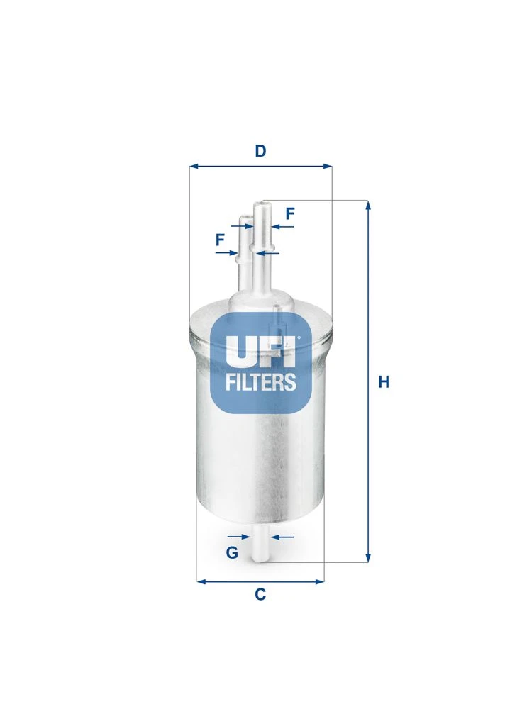 Фильтр топливный 31.840.00 UFI (391045671)