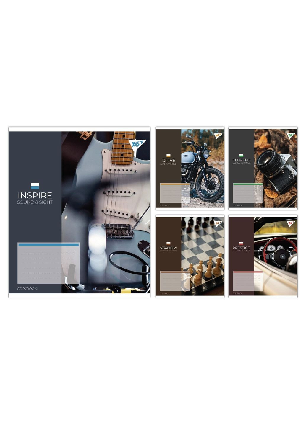 Зошит учнівський Inspiration 767926 24 арк. Різнокольоровий shop (4823092294579) Yes (348118135)