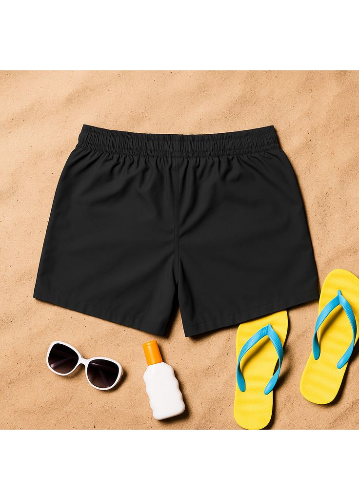 Мужские черные пляжные плавки-шорты мужские пляжные, модные, летние, шорты для купания в бассейне Freeflow