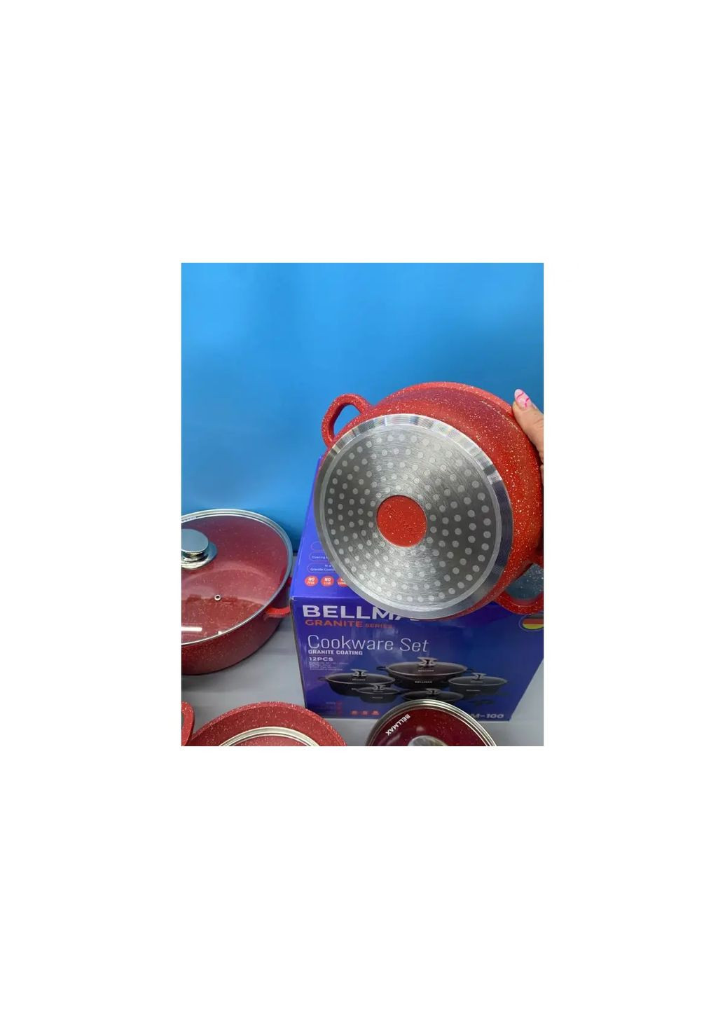 Набор посуды 9 предметов Cookware Set BM-120 BellMax (373430498)