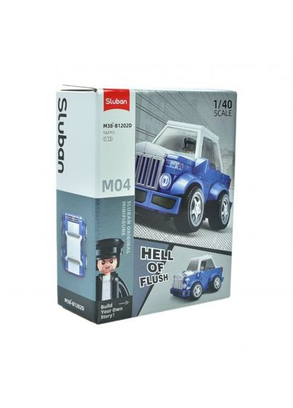 Конструктор ігровий Машина M38-B1202D 162 деталей Sluban (361025373)