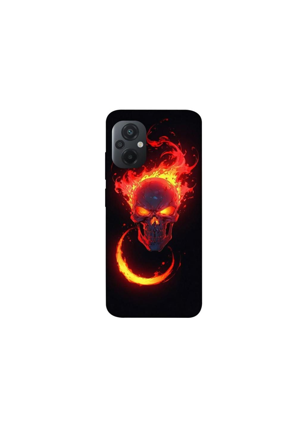 Чехол на Xiaomi Poco M5 Blood Skull Frontalka (357272530)