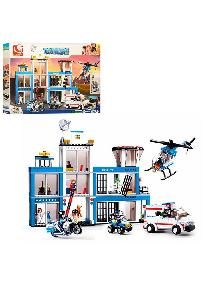 Конструктор Поліція M38-B0660 606 деталей Sluban (302291927)