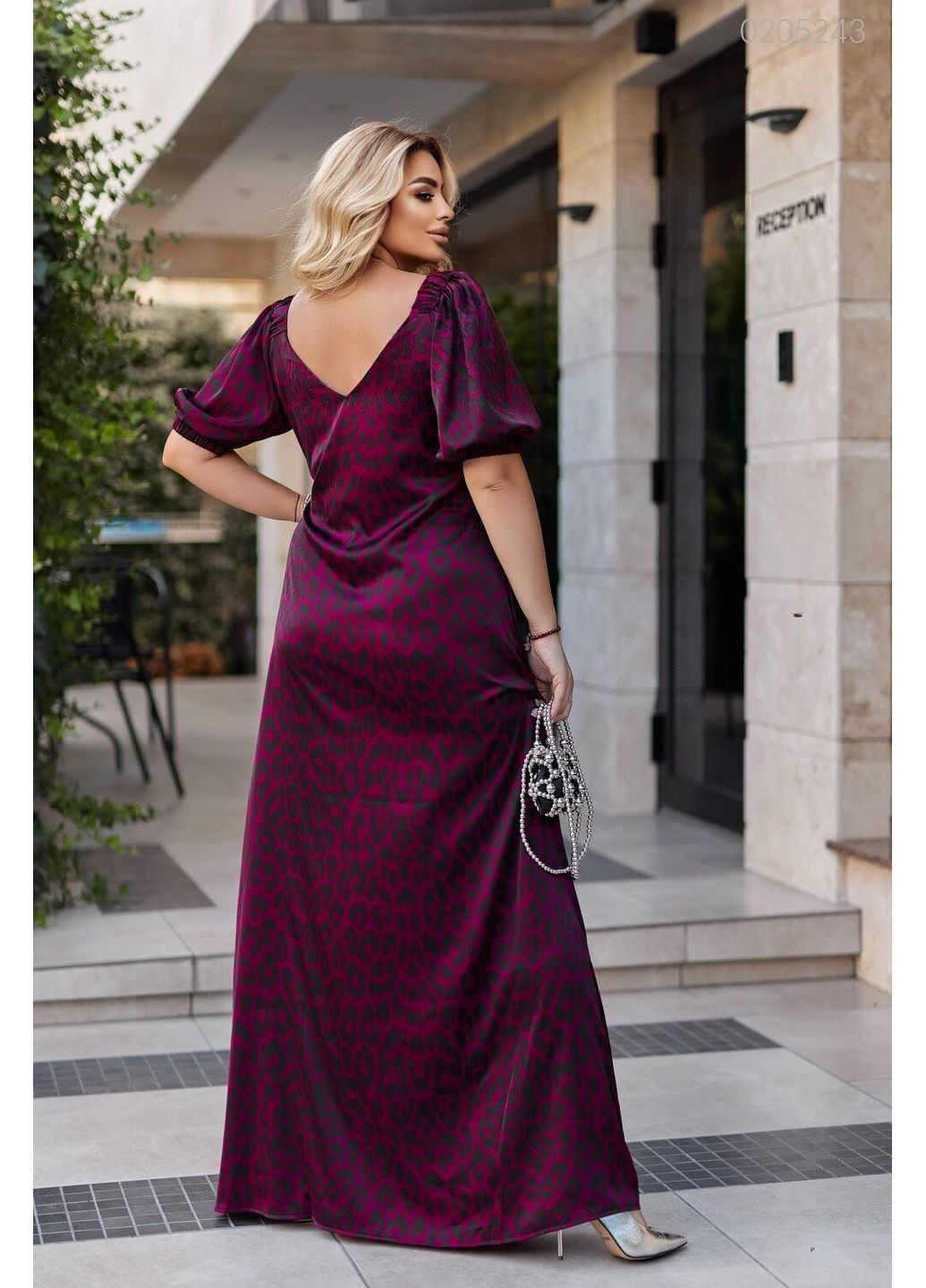 Бордова сукня катанія (бордовий) 0205243 Peony