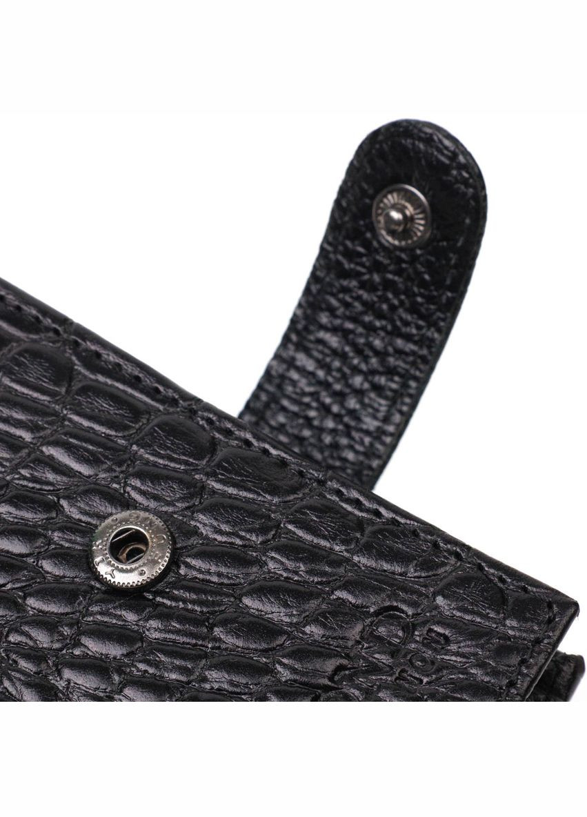 Модний гаманець для чоловіків з натуральної фактурної шкіри з тисненням під крокодила 21995 Bond (331907531)