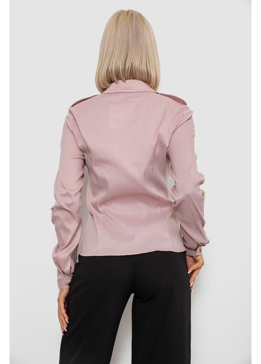 Сорочка класична в смужку, колір пудровий, 230R646 Ager (370367911)