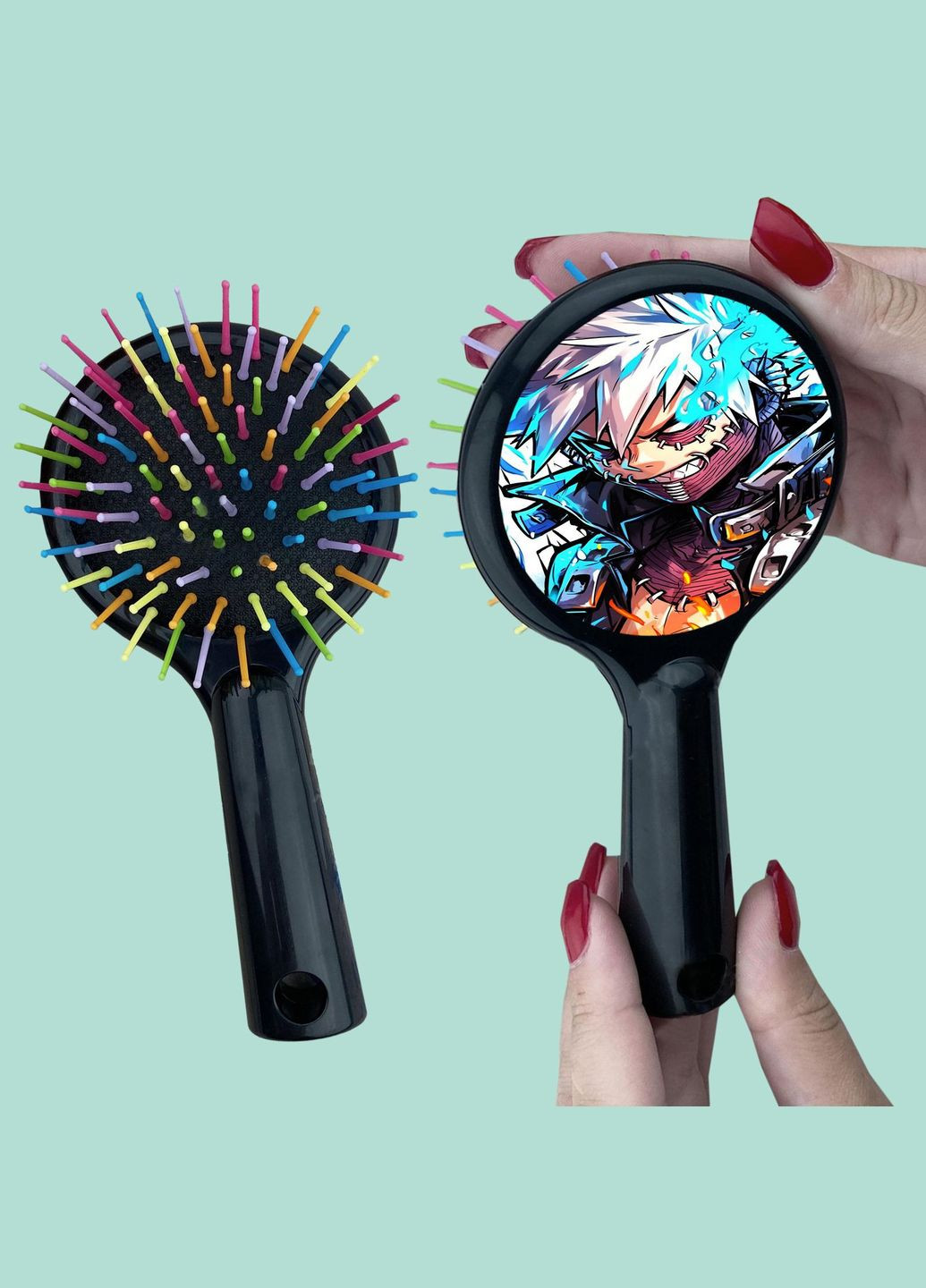 Расческа для волос Аниме Моя геройская академия #0009 черный No Brand (315046877)