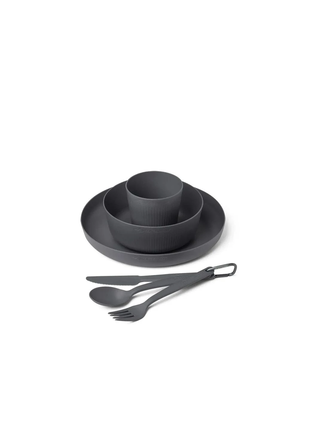 Набір посуду Camp Dinnerware Set w/ Mesh Sack, 1P, 6 Piece, Charcoal Sea To Summit (384711903)